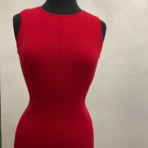 Salvatore Ferragamo sleeveless cashmere blend knit top/tank